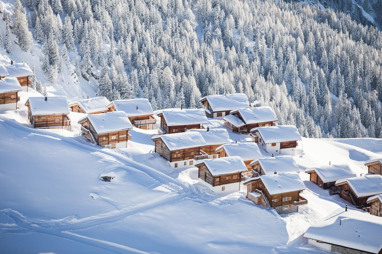 Saxo Villa Blatten bei Naters Exteriör bild