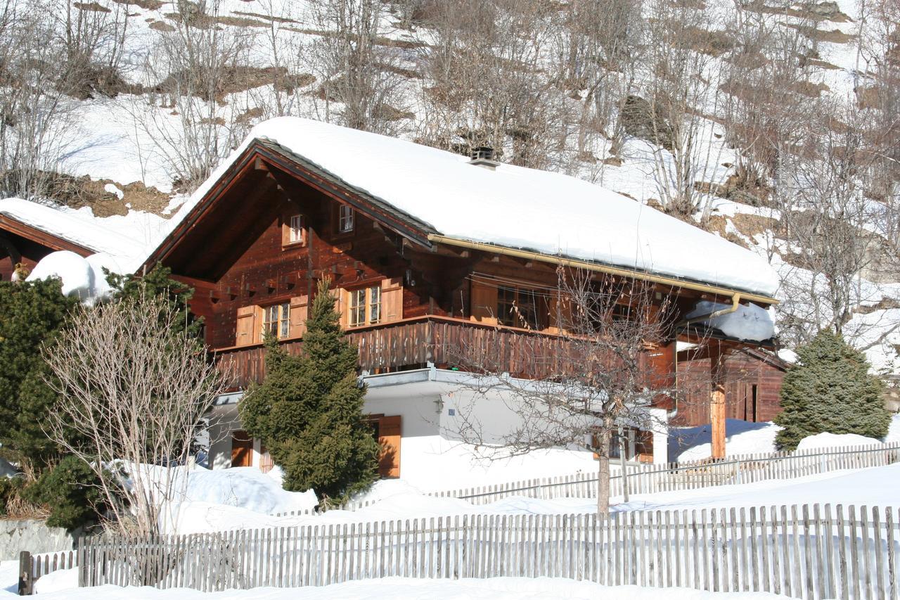Saxo Villa Blatten bei Naters Exteriör bild